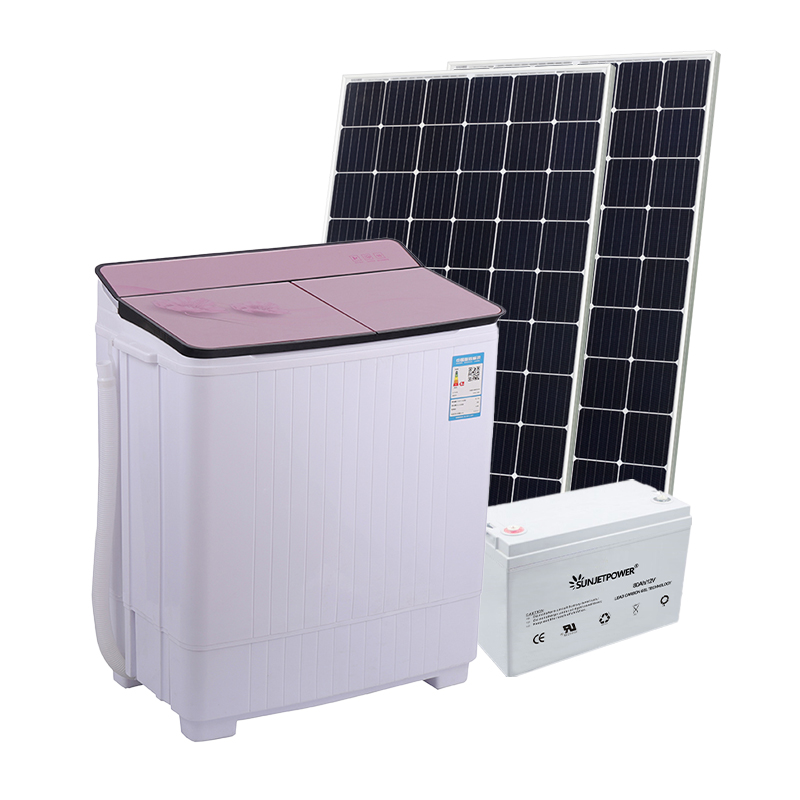 DC 12V Energy Saving Solar Washing Machine Twin Tub Washing Machine from China manufacturer